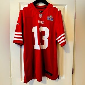 Men's San Francisco 49ers Brock Purdy Nike Scarlet Super Bowl LVIII Game Jersey